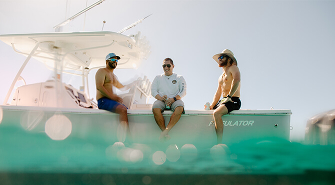 overhead shot of charter boat in st thomas uvi